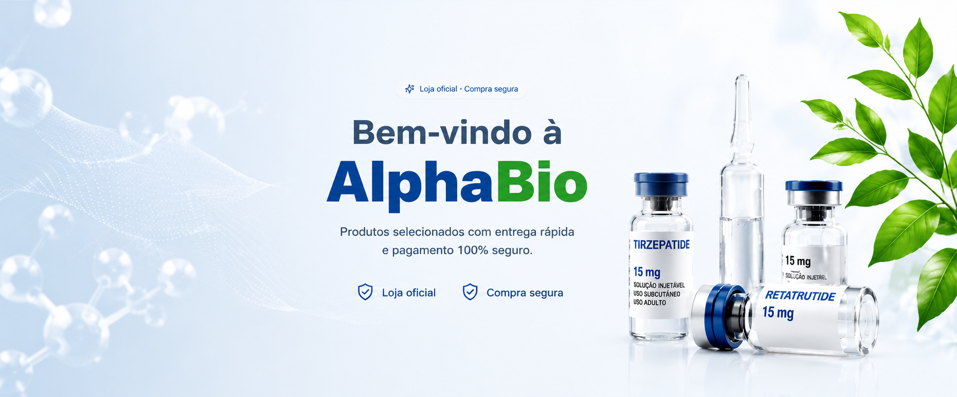 Bem-vindo à AlphaBio — produtos selecionados com entrega rápida e pagamento 100% seguro